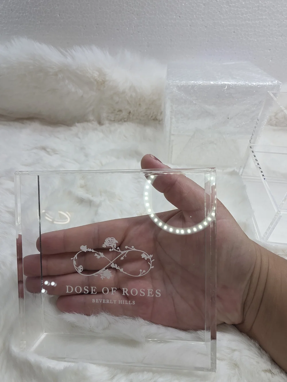 Clear Acrylic Cosmetic Organizer